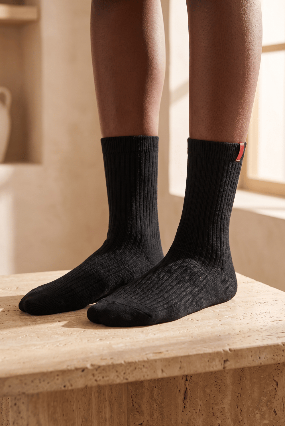 Kids Basic Socket Socks Black