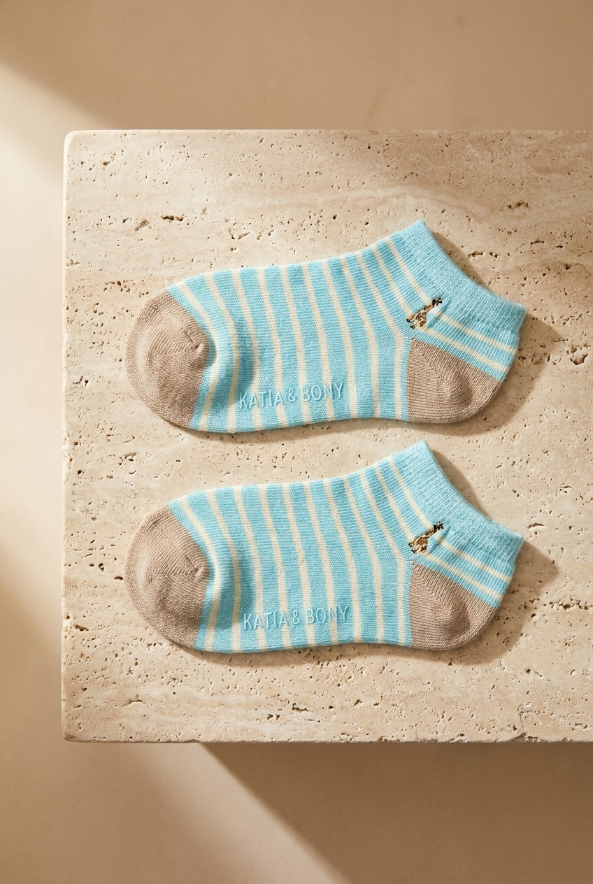 Çocuk Hayvan Desenli 4lü Paket  Step Çorap Çok Renkli