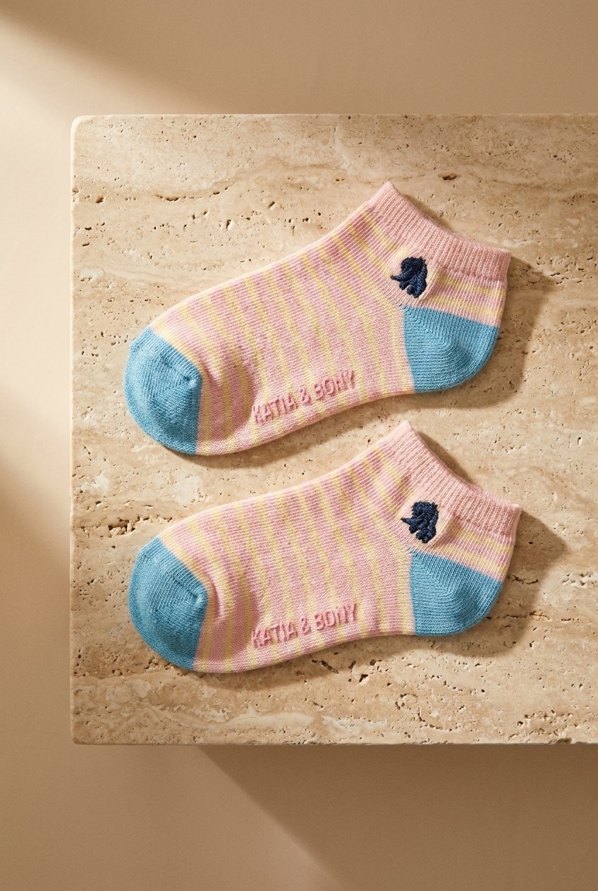 Çocuk Hayvan Desenli 4lü Paket  Step Çorap Çok Renkli