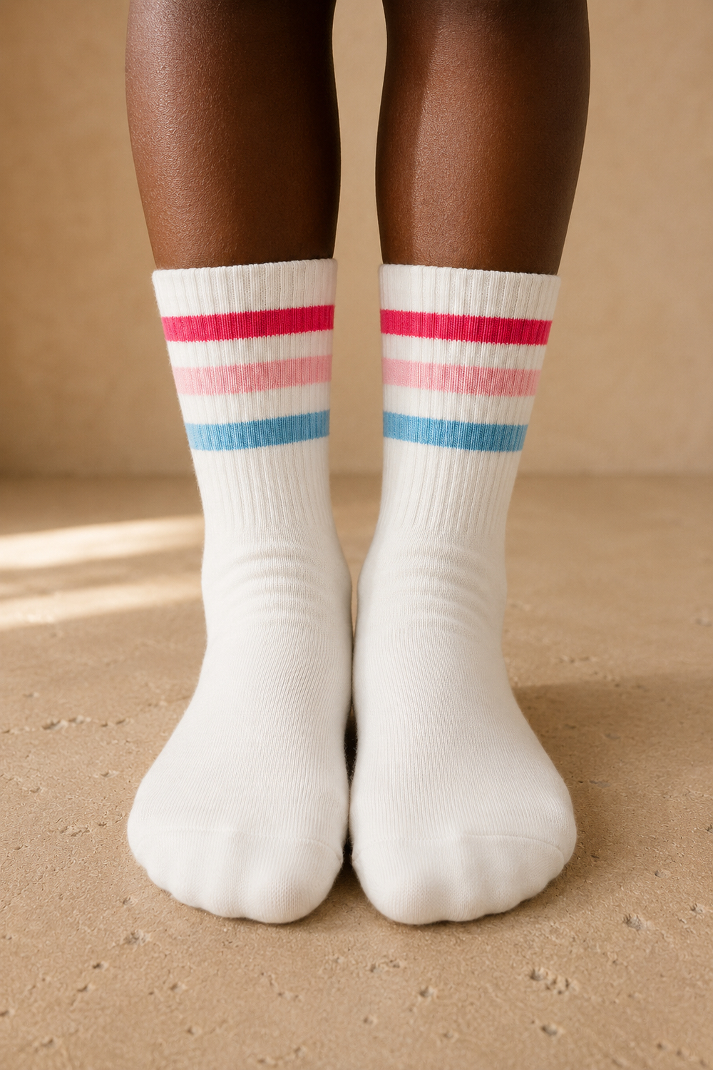 Childrens Colorful Striped Socket Socks