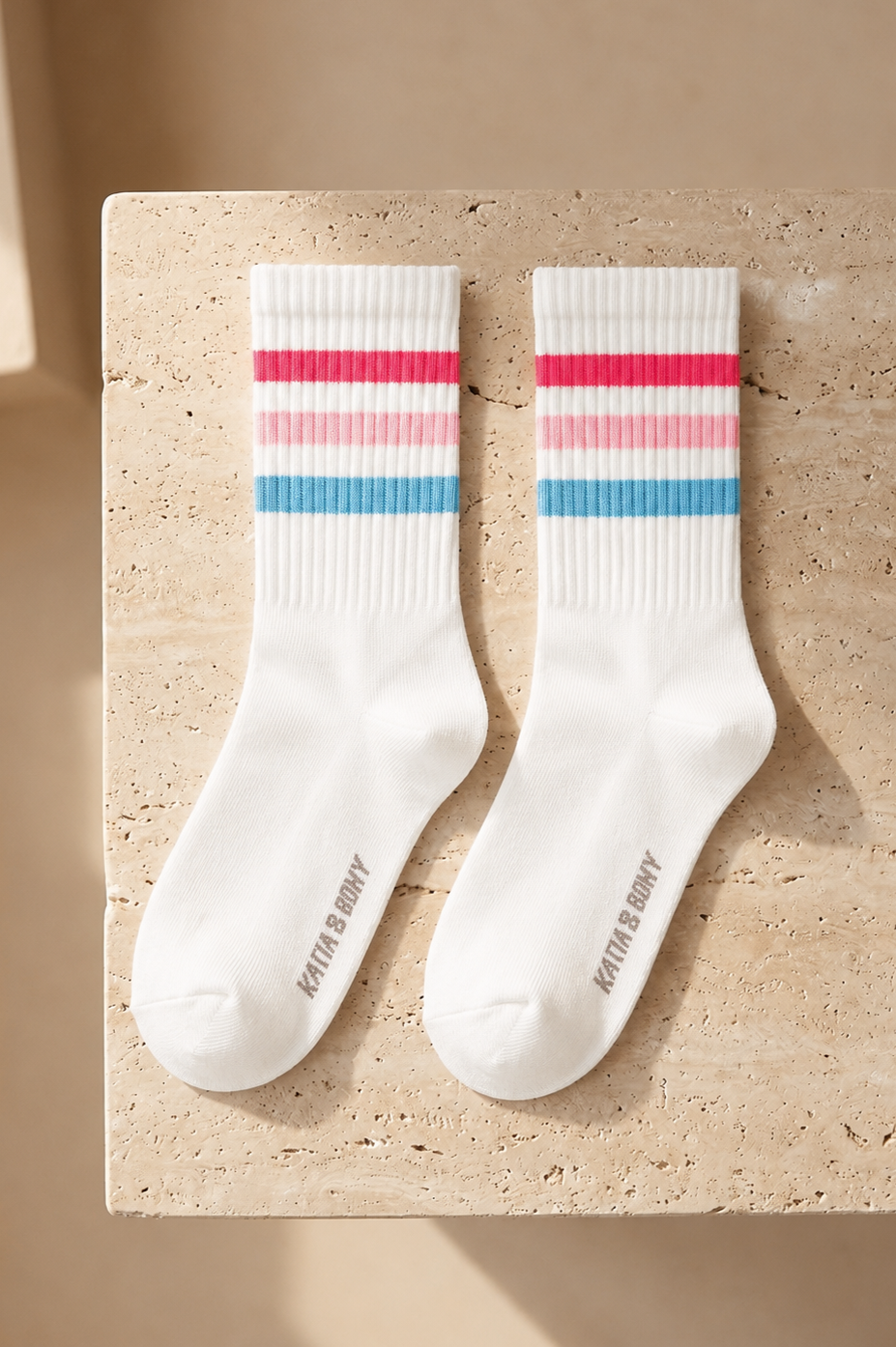 Childrens Colorful Striped Socket Socks
