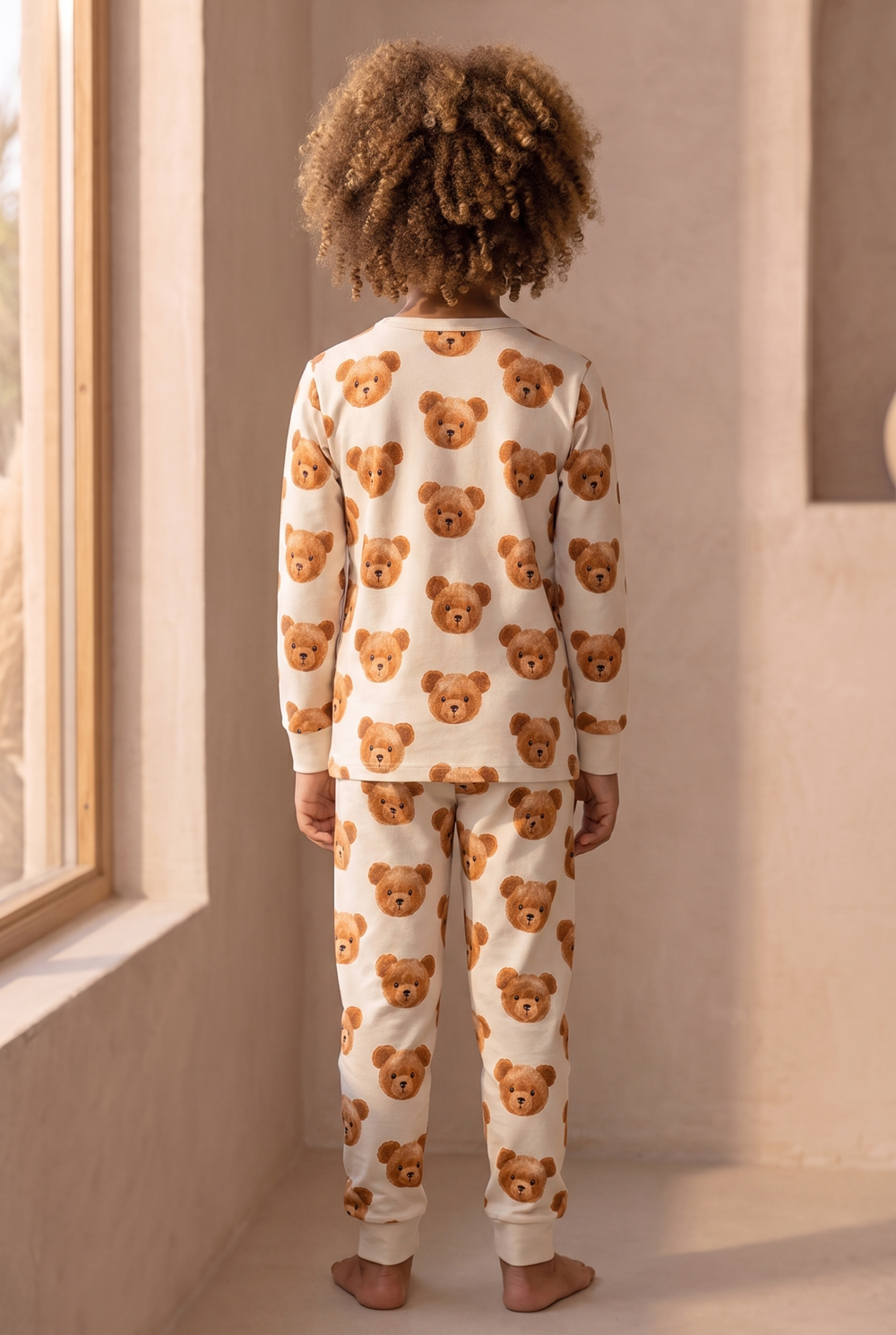 22512G2012 TEDDY ÇOCUK PİJAMA TAKIM Patterned