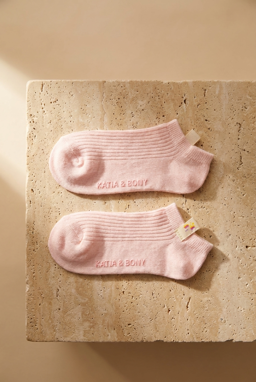 Çocuk Unicorn Detaylı Step Çorap Açık Pembe