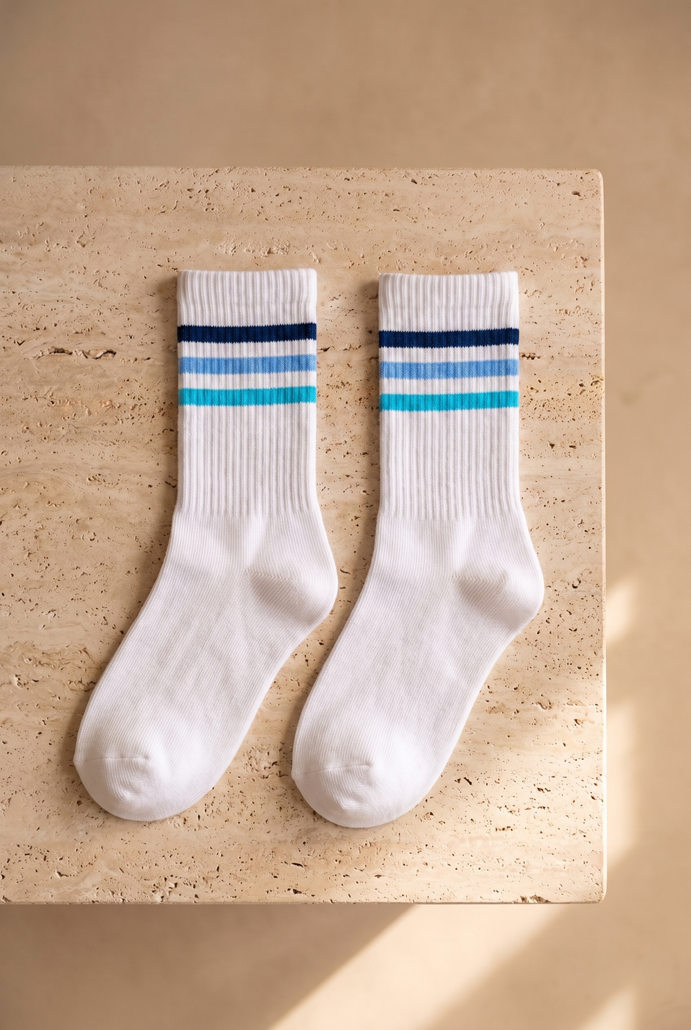 Mens Ankle Striped 3-Piece Socks