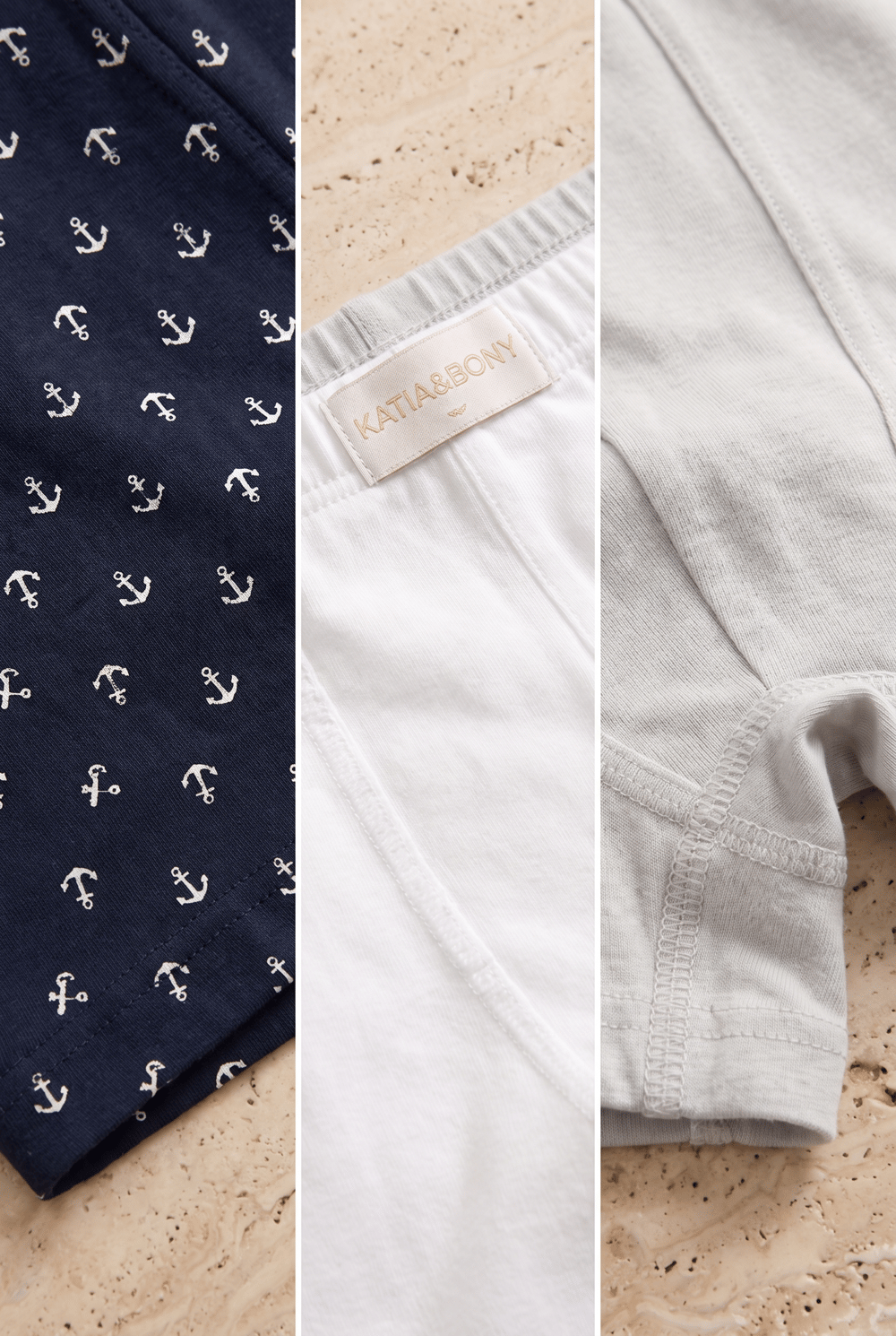 Boys 5-Piece Anchor Pattern Boxer