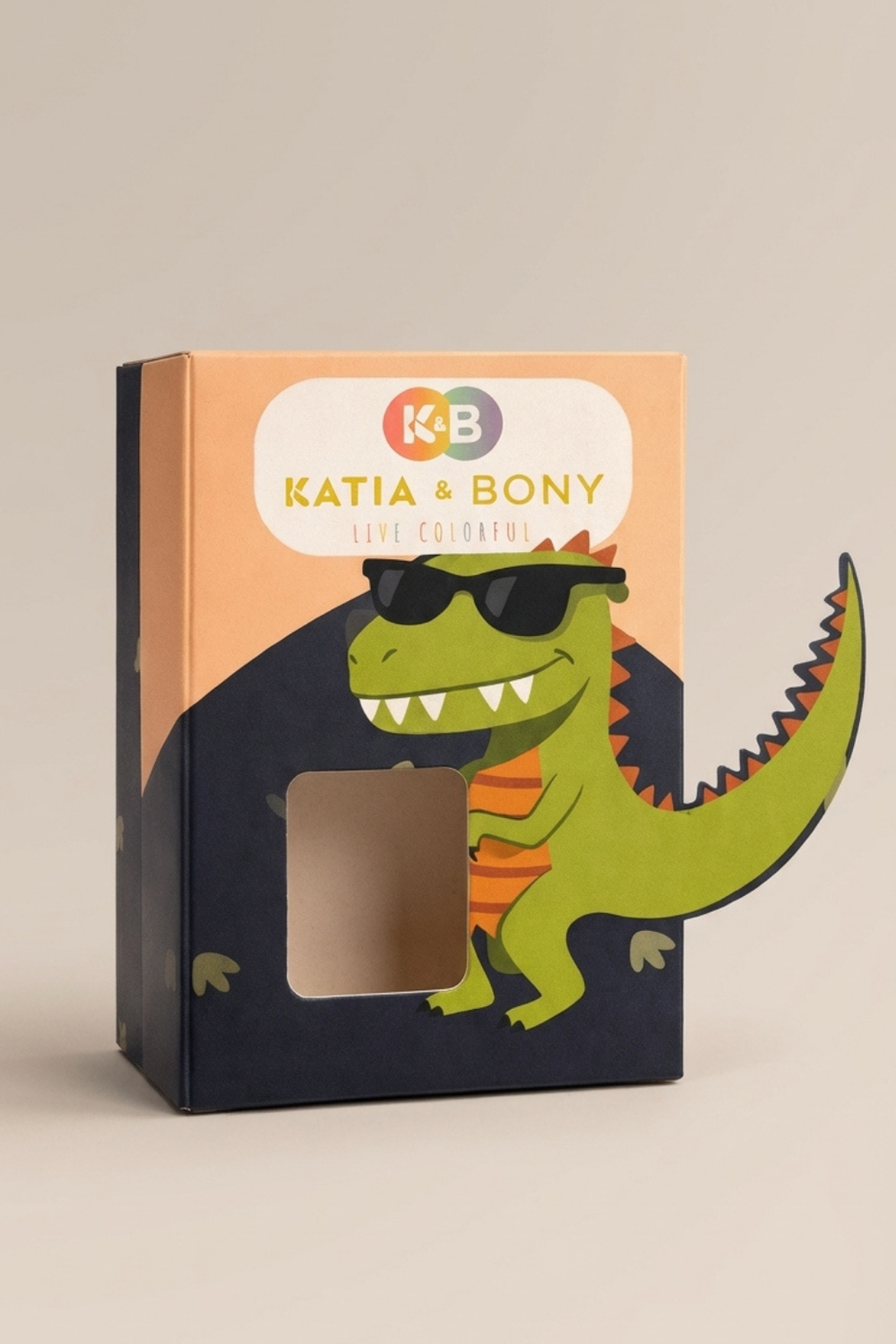 3D Dinosaur Patterned Childrens Gift Box