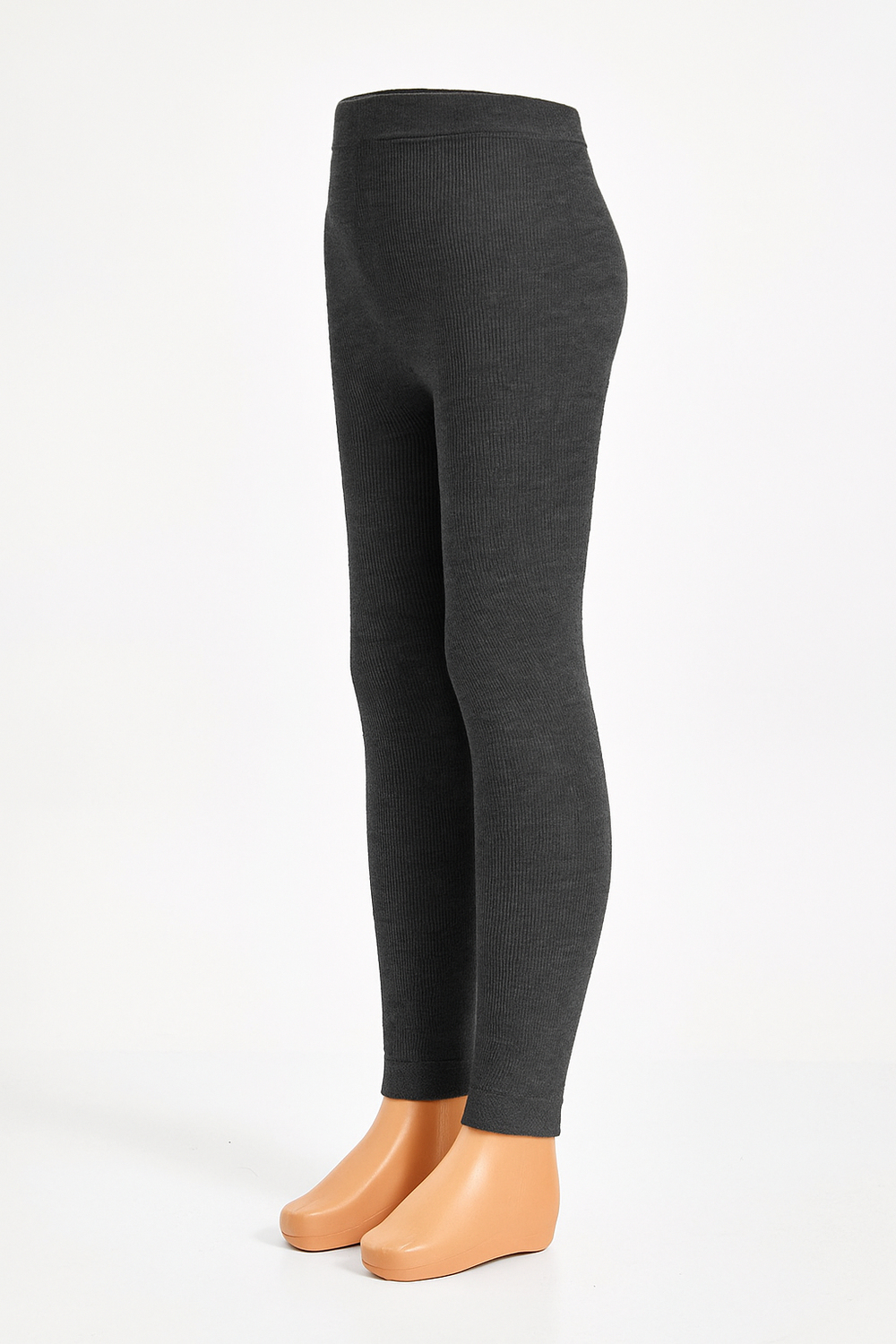 İçi Havlu Kids Leggings Anthracite/Gray-Melanj.