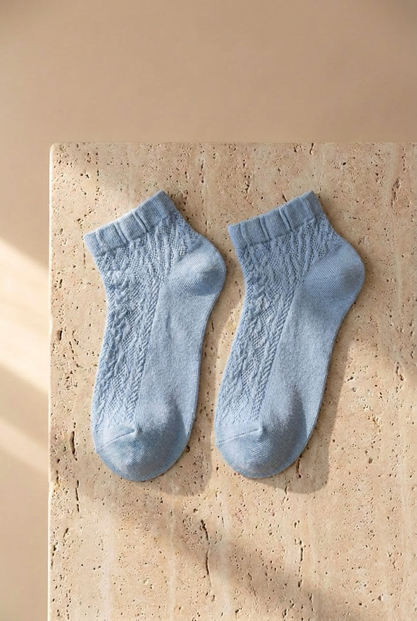 Womens 5 Pack Booties Socks Multi Color