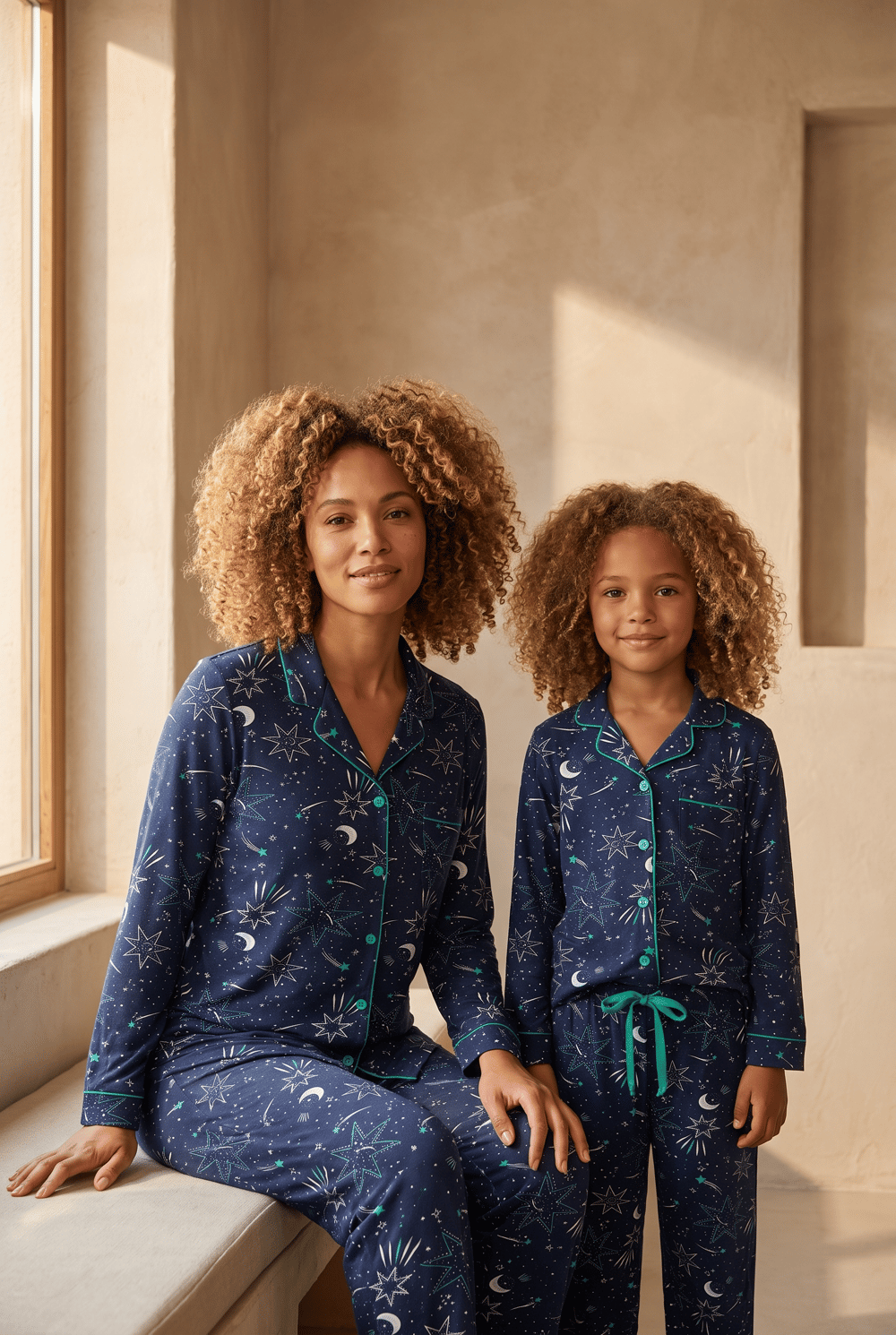 Kadın Blue Harmony Pijama Takımı Lacivert