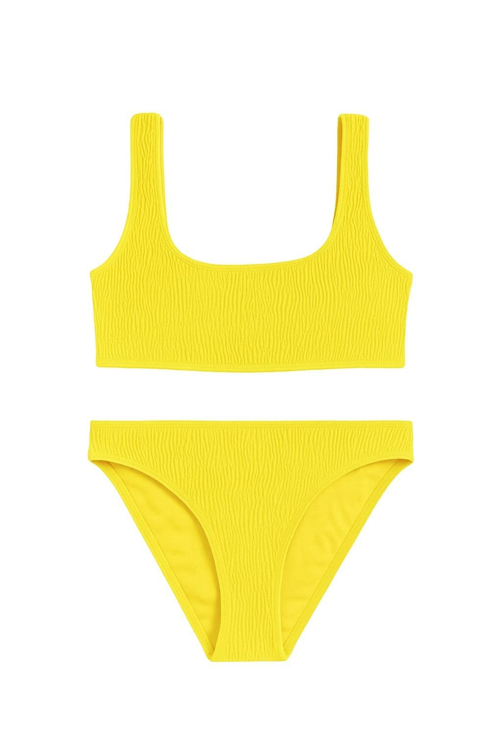 Kadın Lemon Party Gipeli Bikini Takımı Sarı