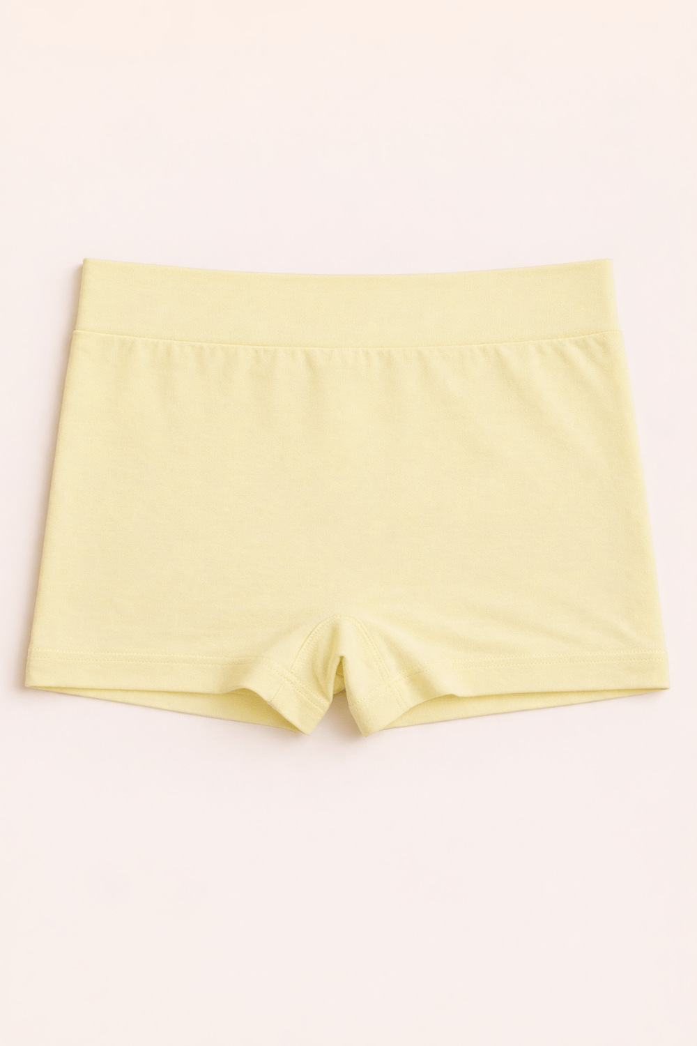 Womens Yellow Seamless Boxer