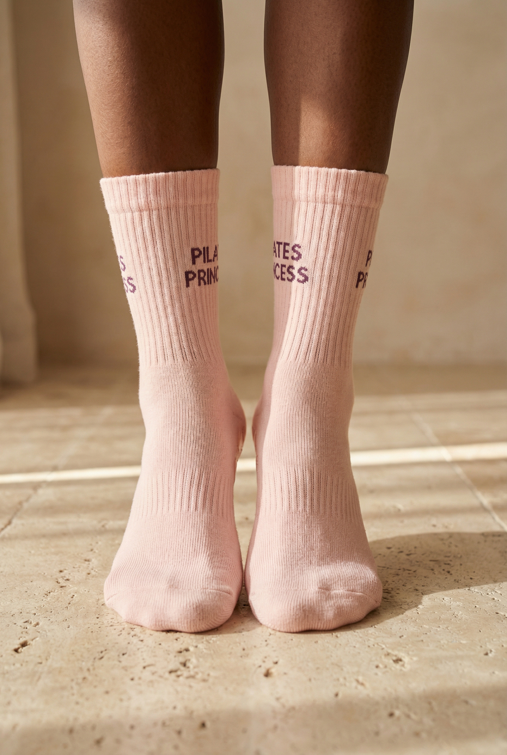 Kadın Soket Pilates Çorabı Pembe
