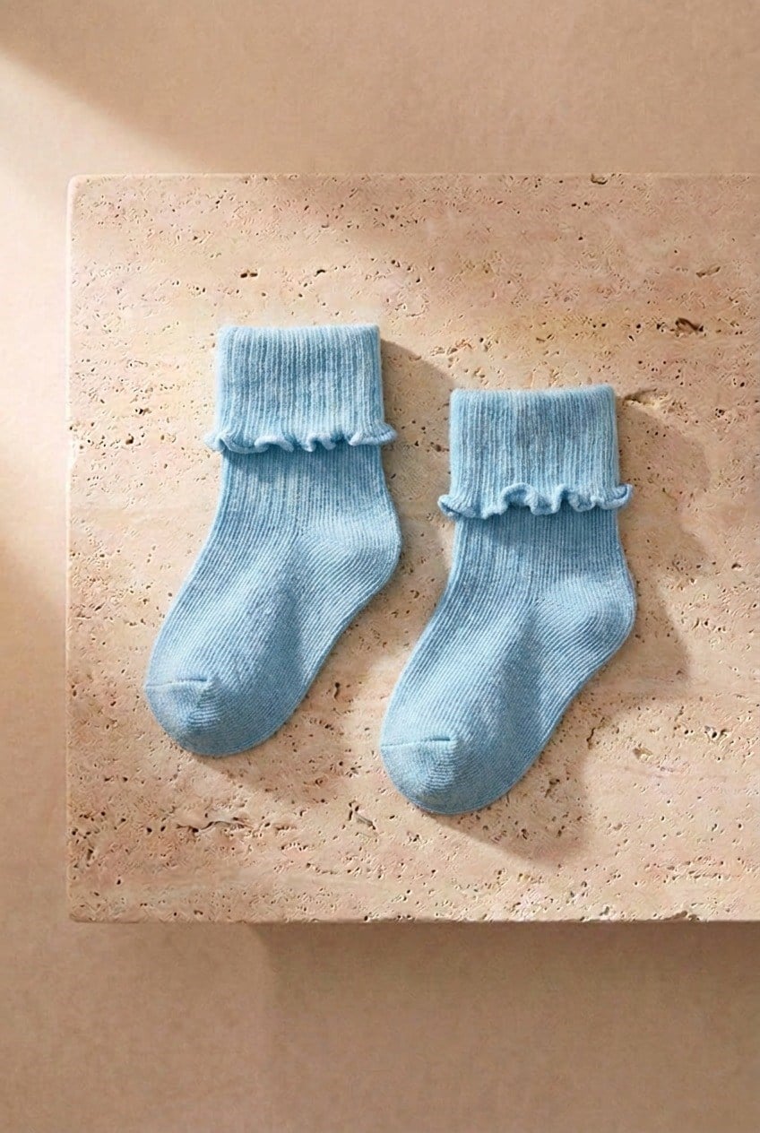 Baby Girl Striped 5-Piece Socks