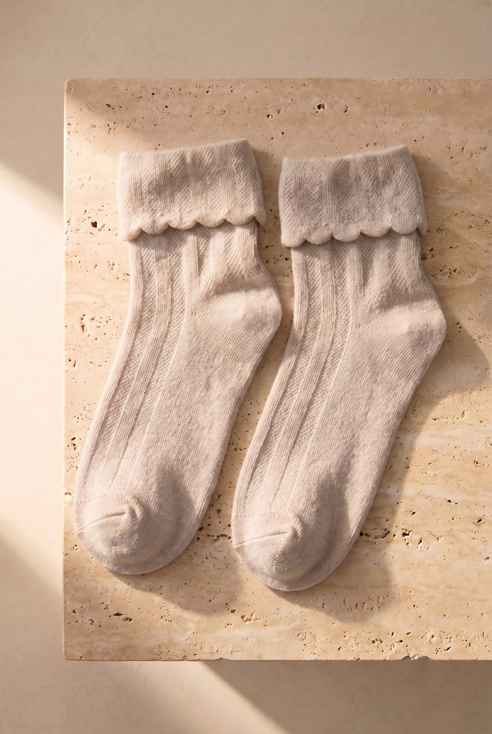 Girls 4-Piece Sock Socks With Ankle Detail