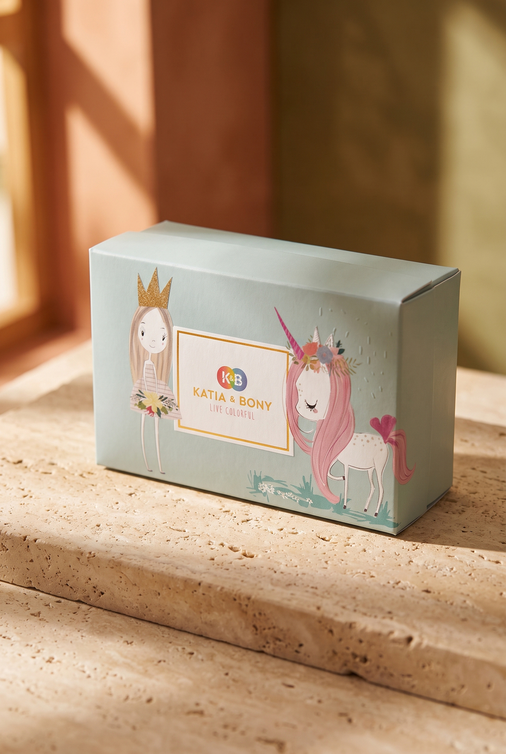 Girls Unicorn Patterned Boxed Socks Of 4