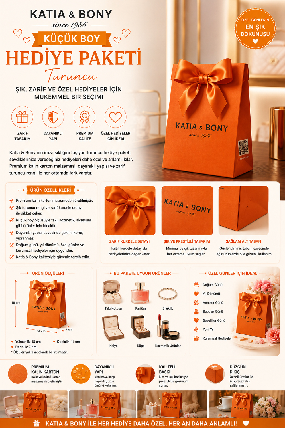 Small Size Katia \U0026 Bony Gift Package Orange