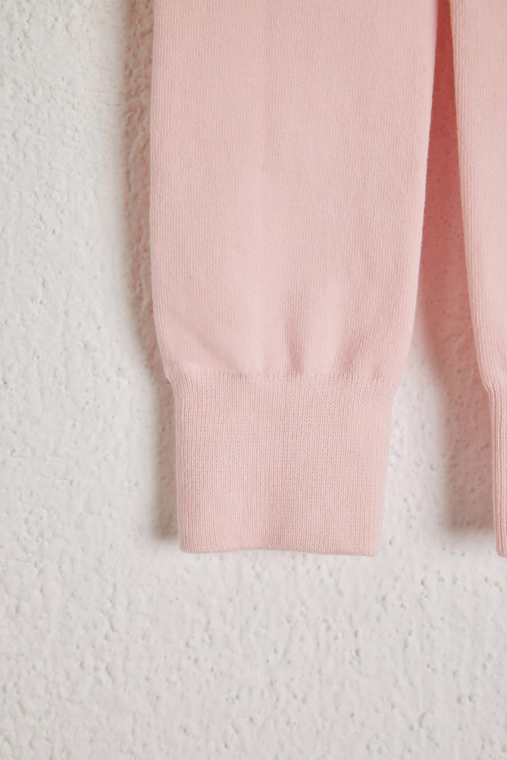 Lastik Detaylı Bebek Tayt Pembe