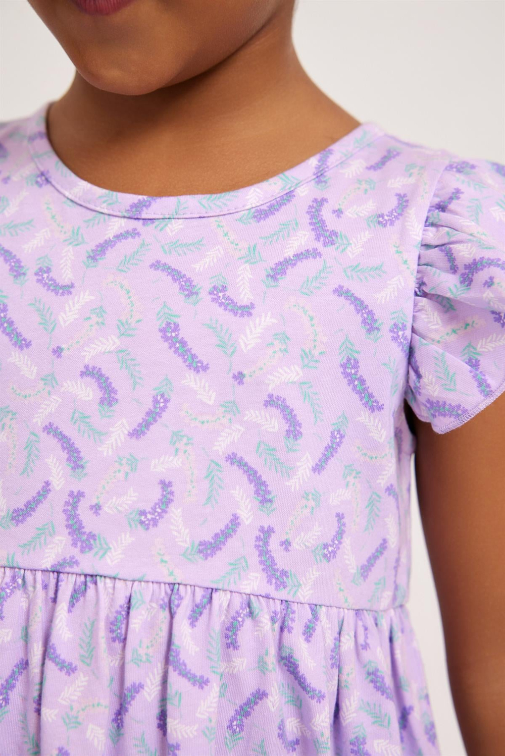 Lavender Kız Çocuk Gecelik Lila