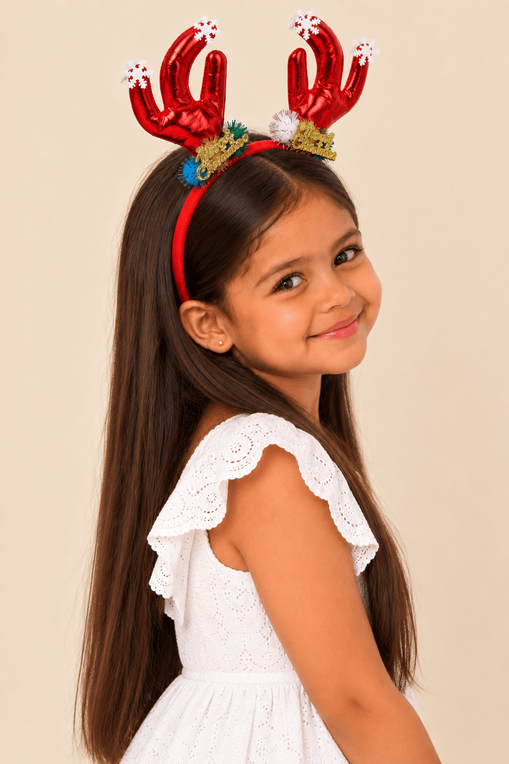Marry Chirstmas Desenli Noel Taç