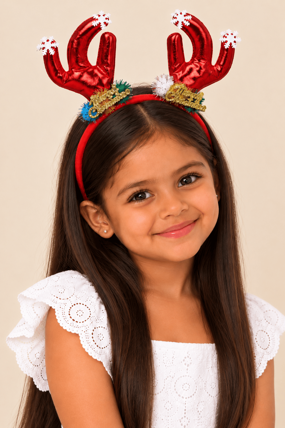Marry Chirstmas Desenli Noel Taç