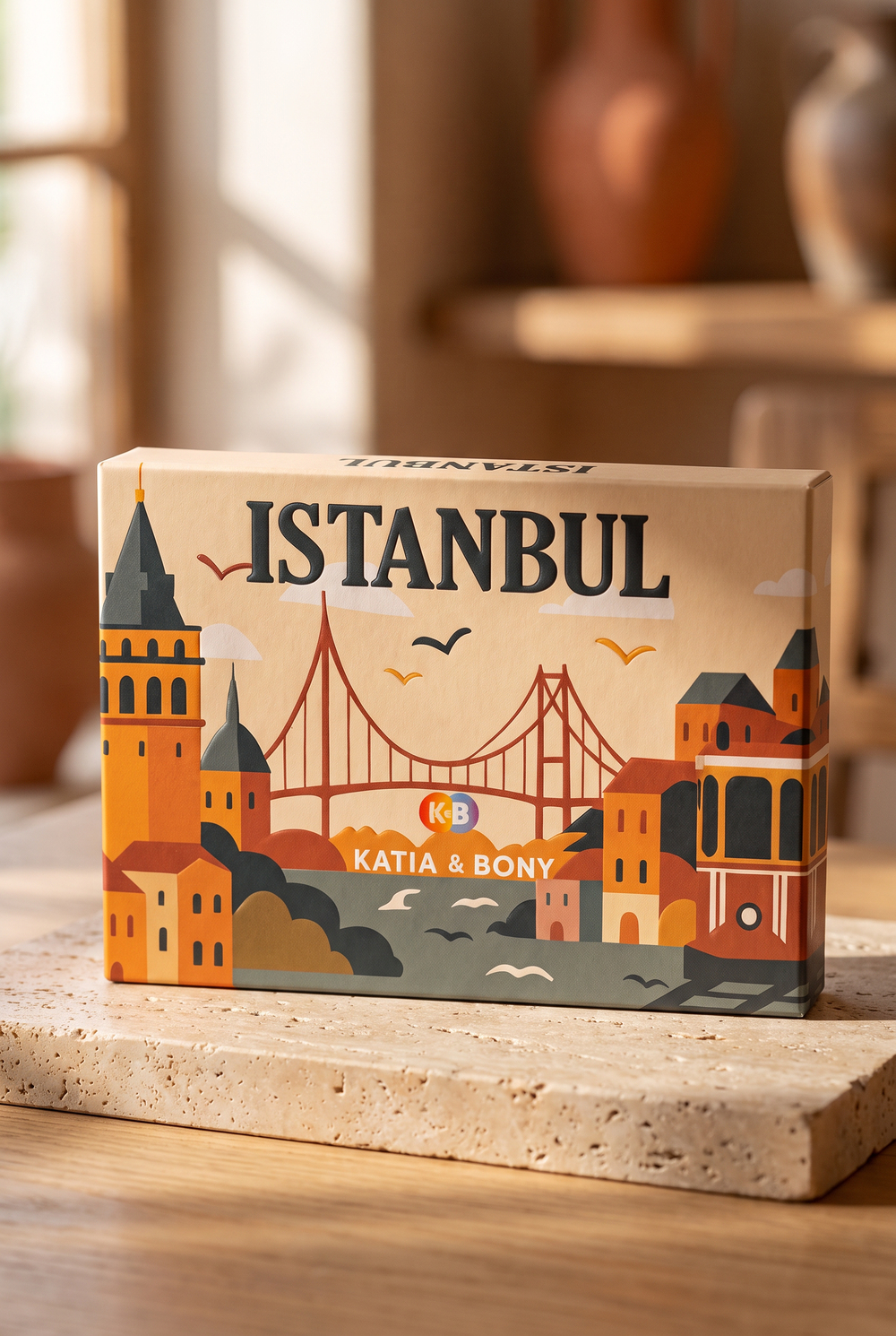 Özel İstanbul Koleksiyonu Kutulu 3lü Şehir İkonları Unisex Çorap Seti