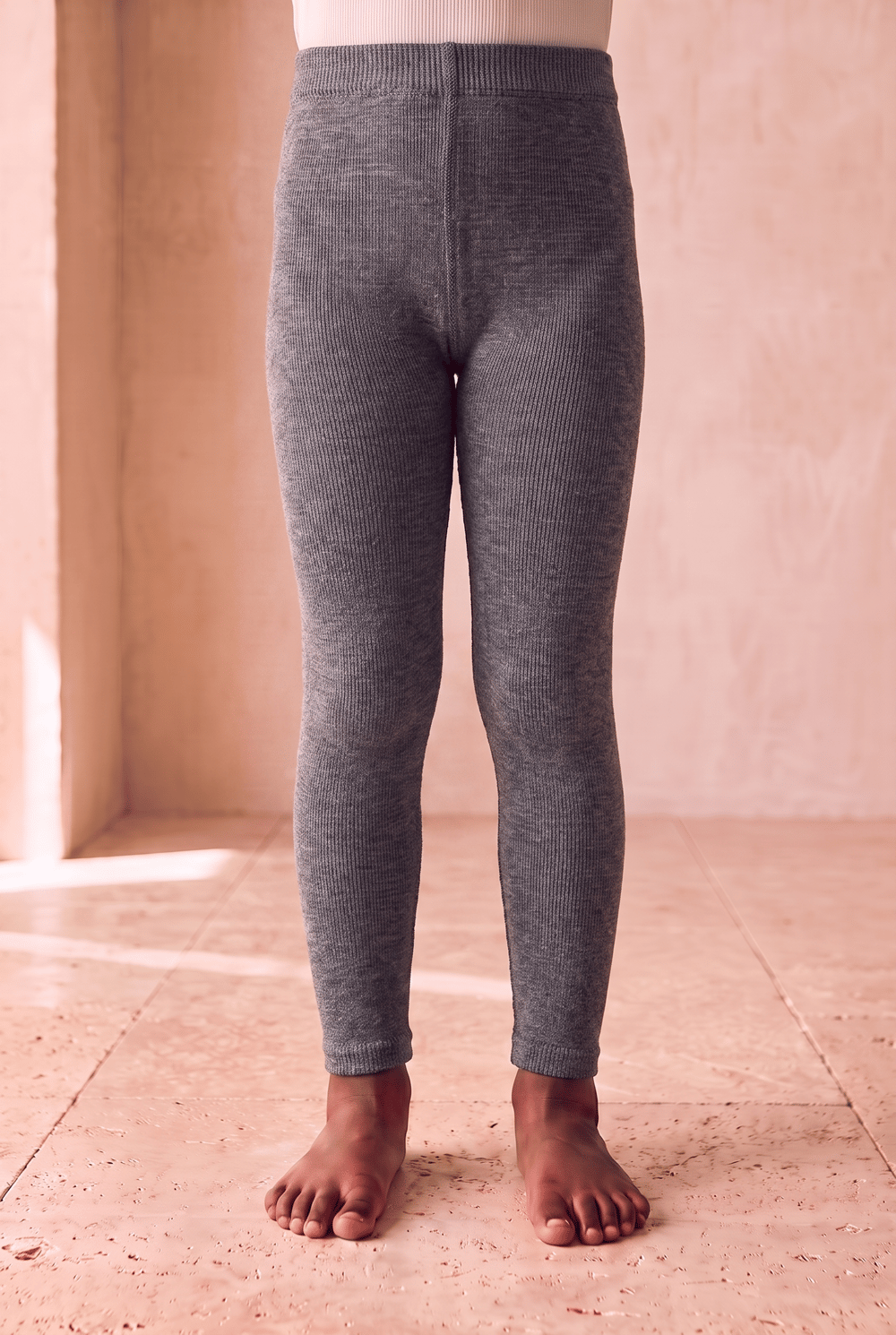 Cotton Kids Tights Dark Gray Melange