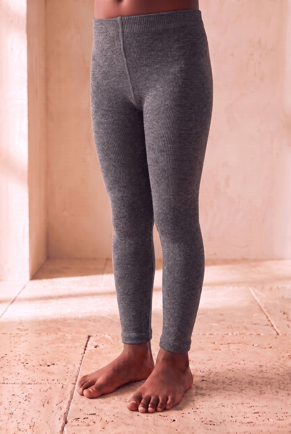 Cotton Kids Tights Dark Gray Melange