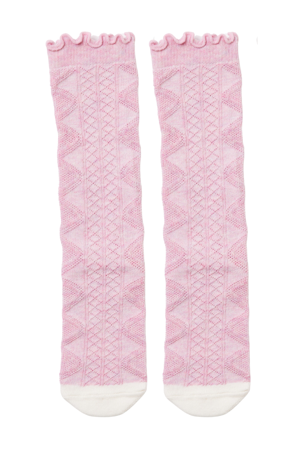 Baby Girl Patterned Knee Socks Pink