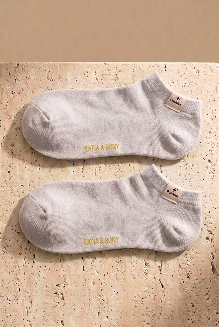 Unisex Aksesuarlı 4lü Step Çorap 