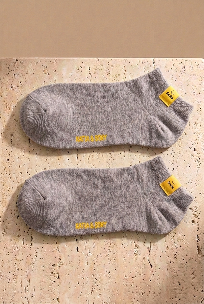 Unisex Aksesuarlı 4lü Step Çorap 