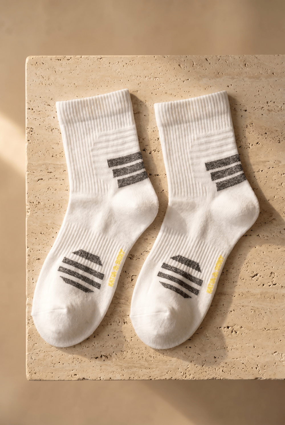 Unisex Çizgi Desenli Padel Soket Çorap