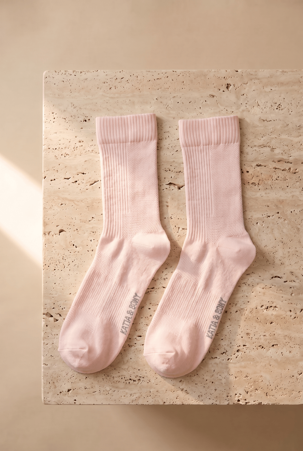 Unisex File Örgülü Soket Çorap Pembe
