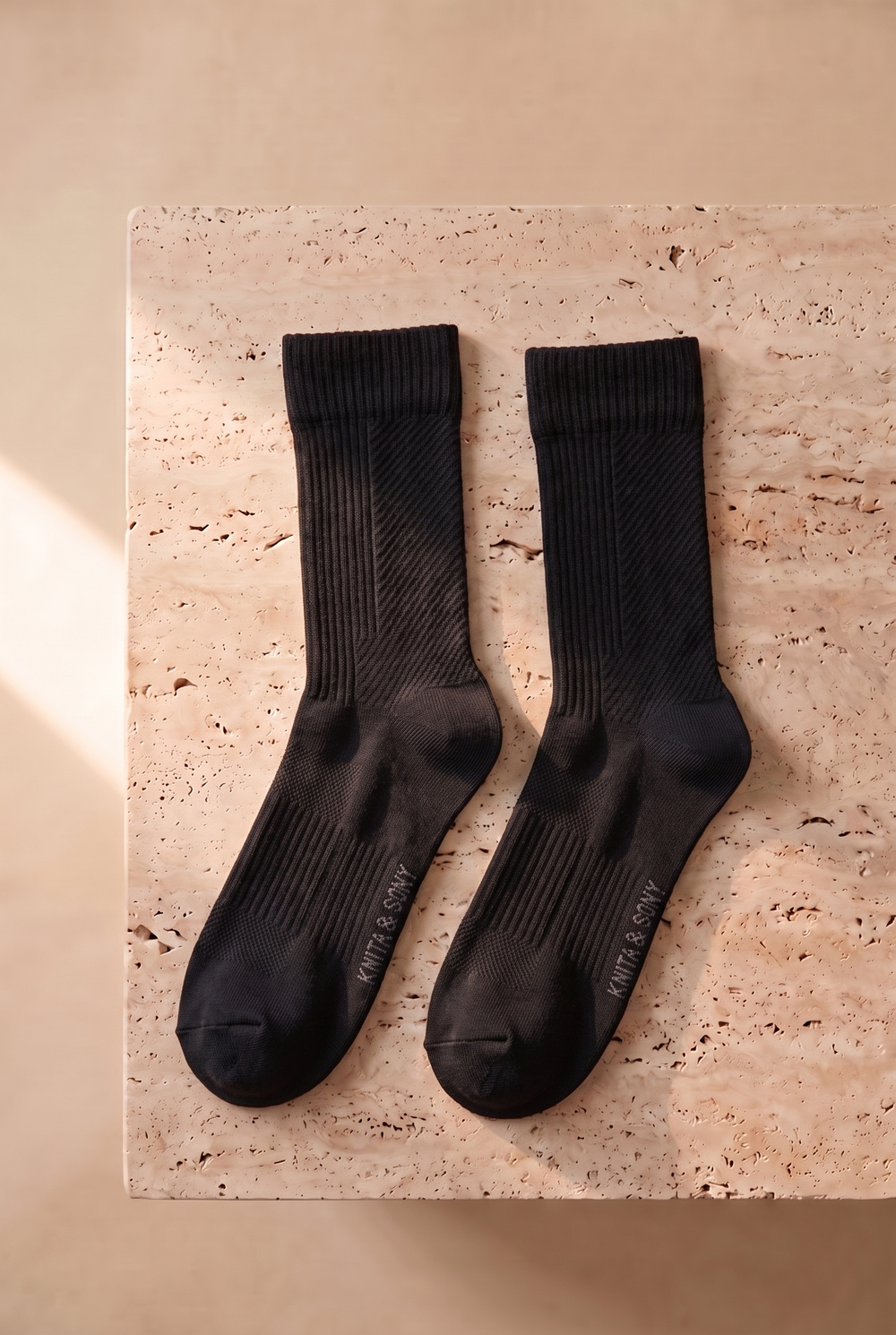 Unisex Soket Spor Çorabı Siyah