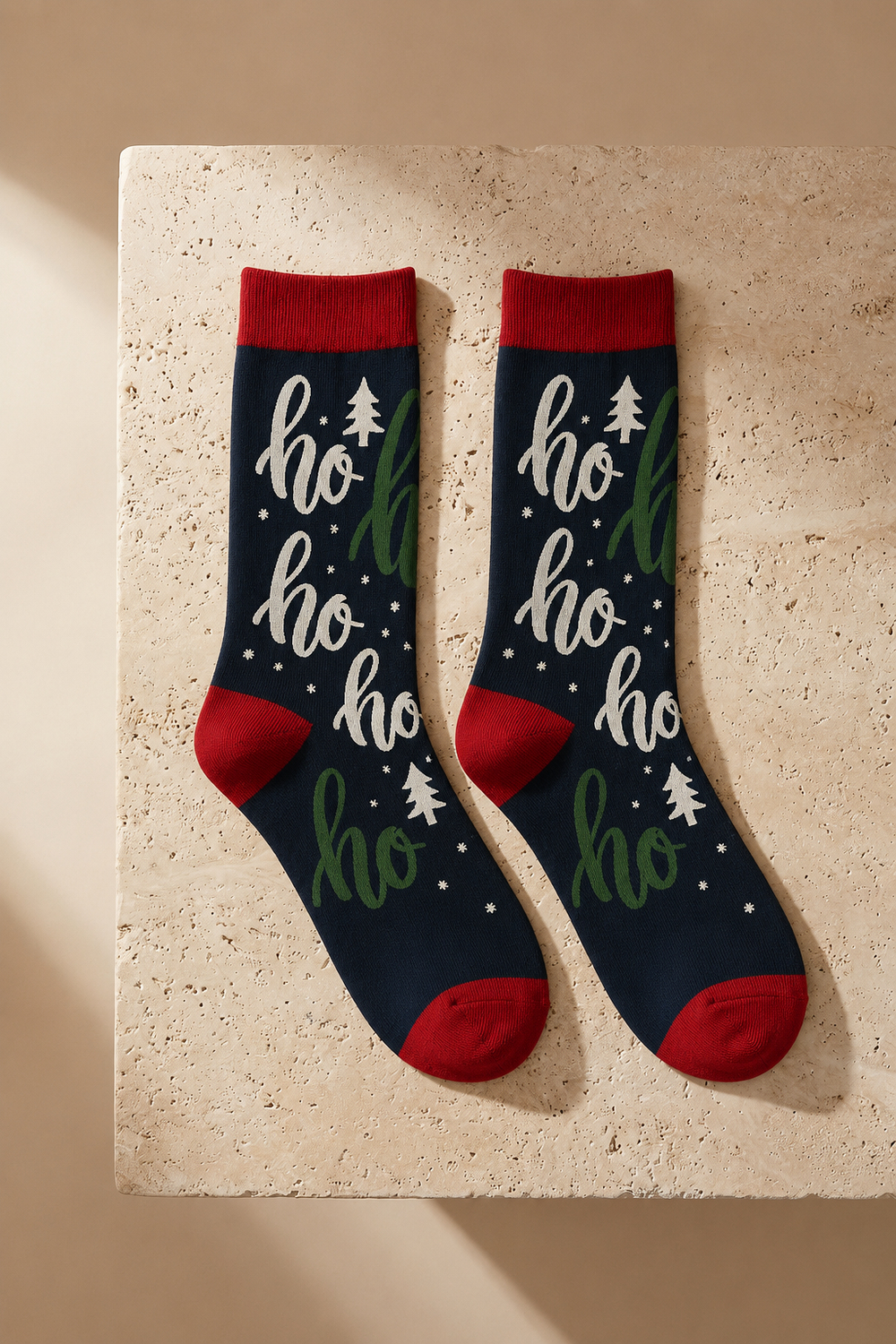 New Years Socket Socks Navy Blue