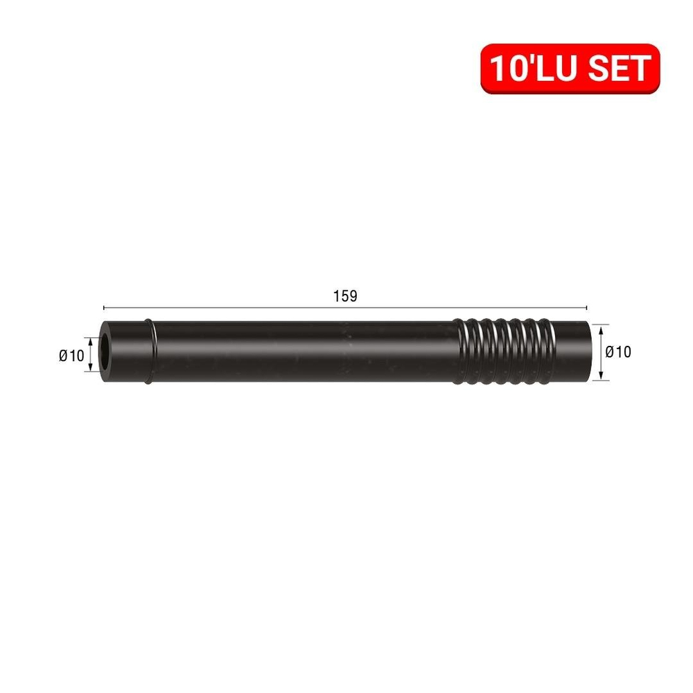 Melasty Kısa Süt Hortumu (Tırtıklı) (Kauçuk - 10 lu Paket) | Cimritilki.com