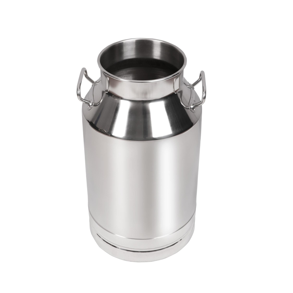 Melasty Süt Sağma Makinesi Paslanmaz Süt Güğümü (50 Litre İki Kulplu Geniş Ağız) (Kapak Hariç) | Cimritilki.com
