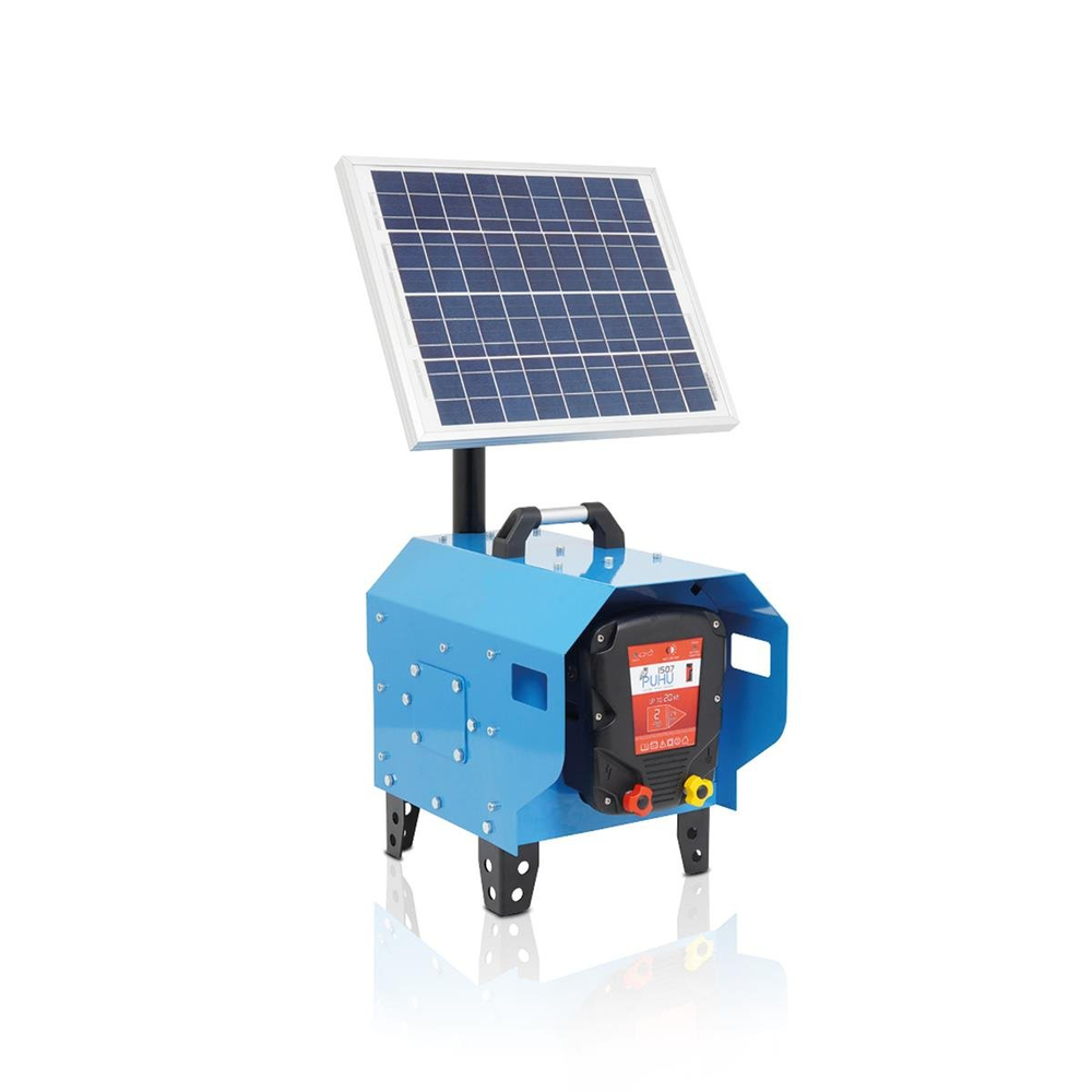 Puhu Compact Güneş Enerjili Elektrikli Çit Cihazı (20 W) (2 Joule = 20.000 m) | Cimritilki.com