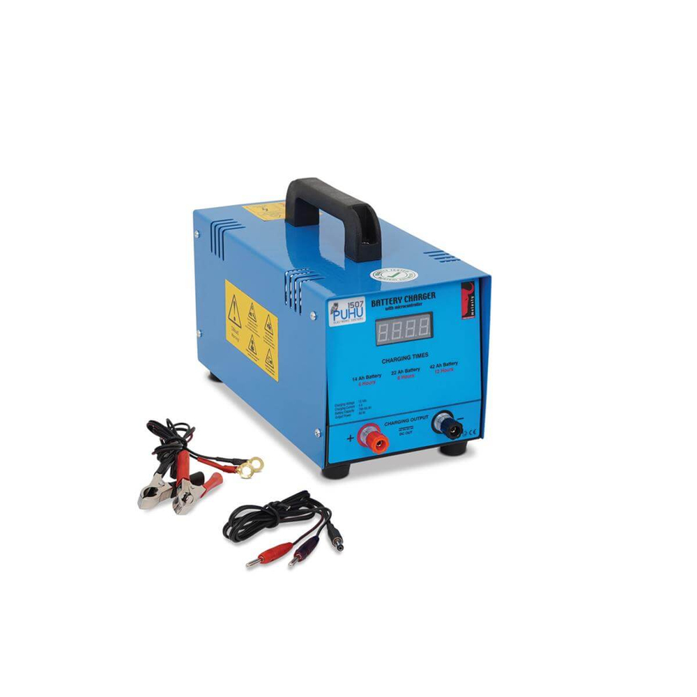 Puhu Mikro İşlemci Kontrollü Akü Şarj Cihazı | Cimritilki.com