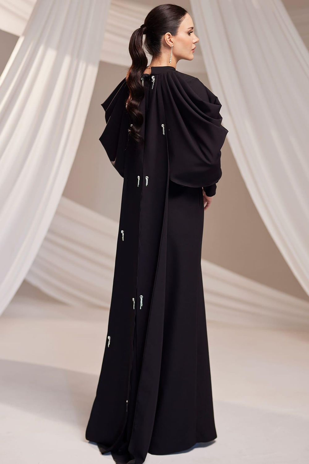 Zahra Tesettür Abiye Siyah