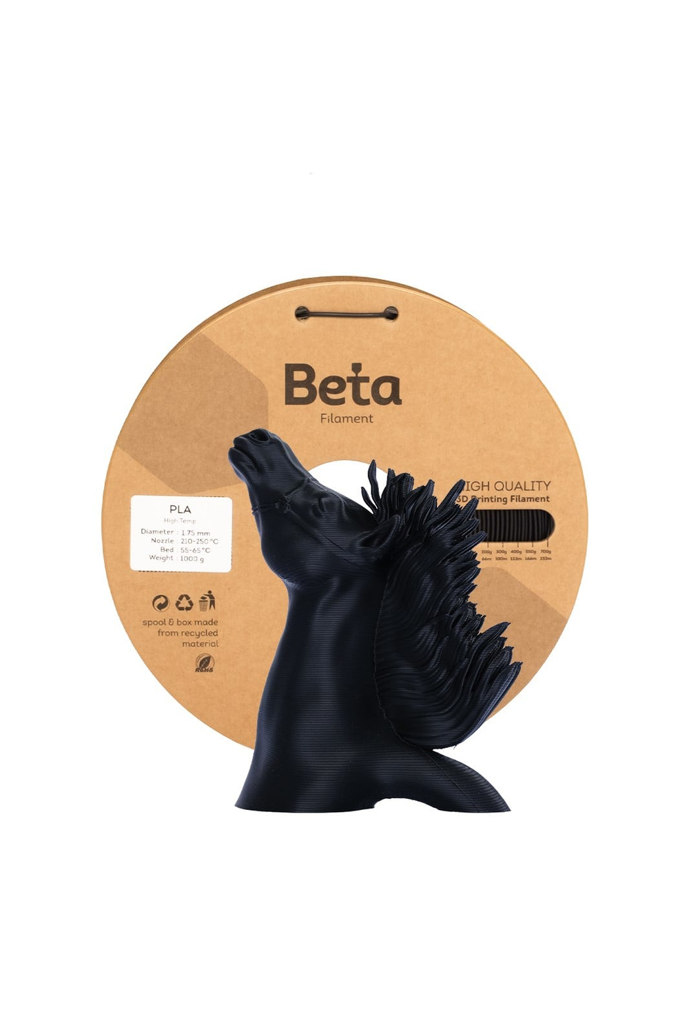 Beta PLA High Temp Black