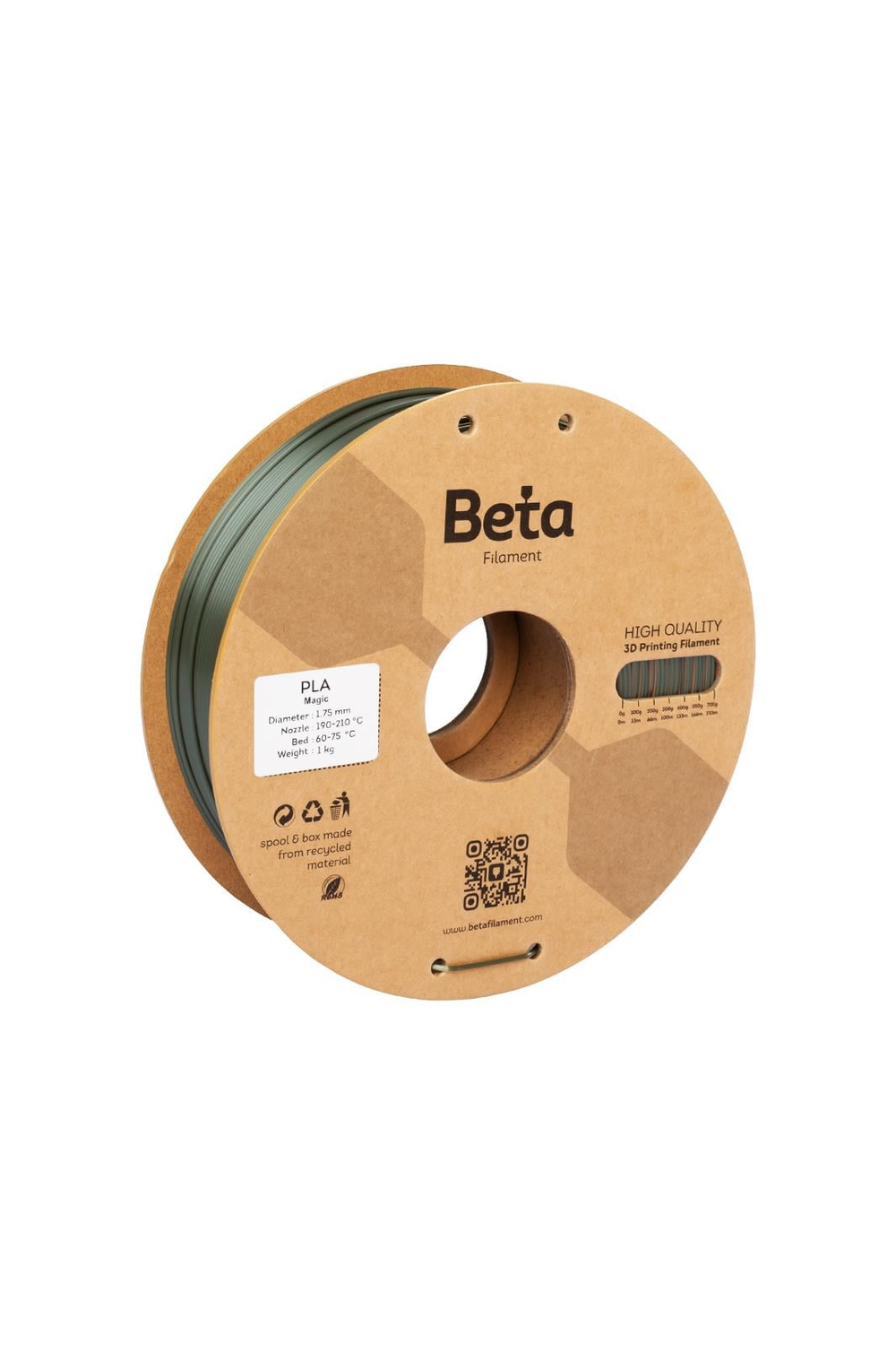 Beta PLA-Magic Silk Bronze-Orange