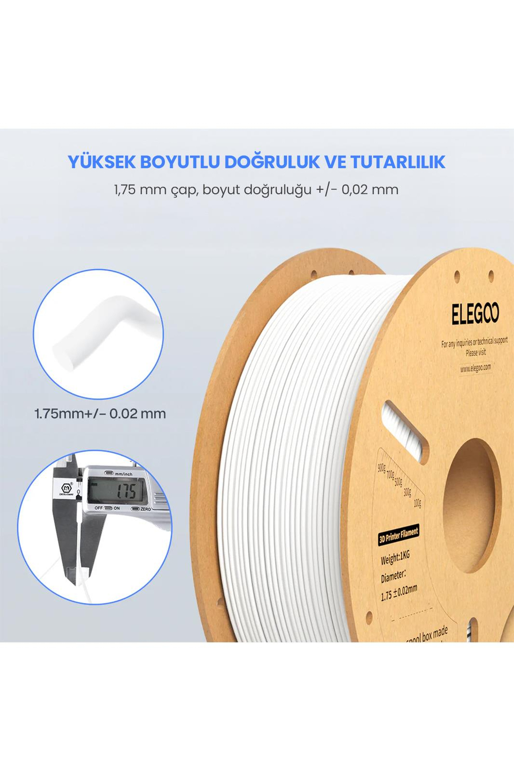 ELEGOO PLA+ Filament Beige