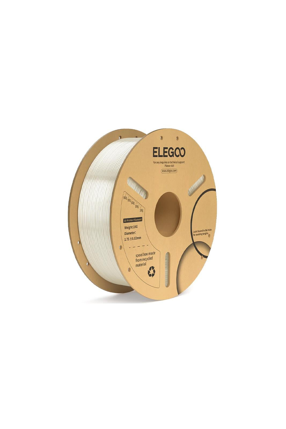 ELEGOO PLA+ Filament Translucent