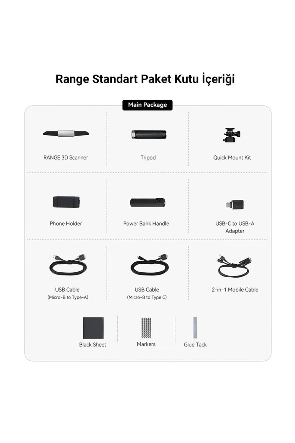 Revopoint RANGE Standard 3D Scanner