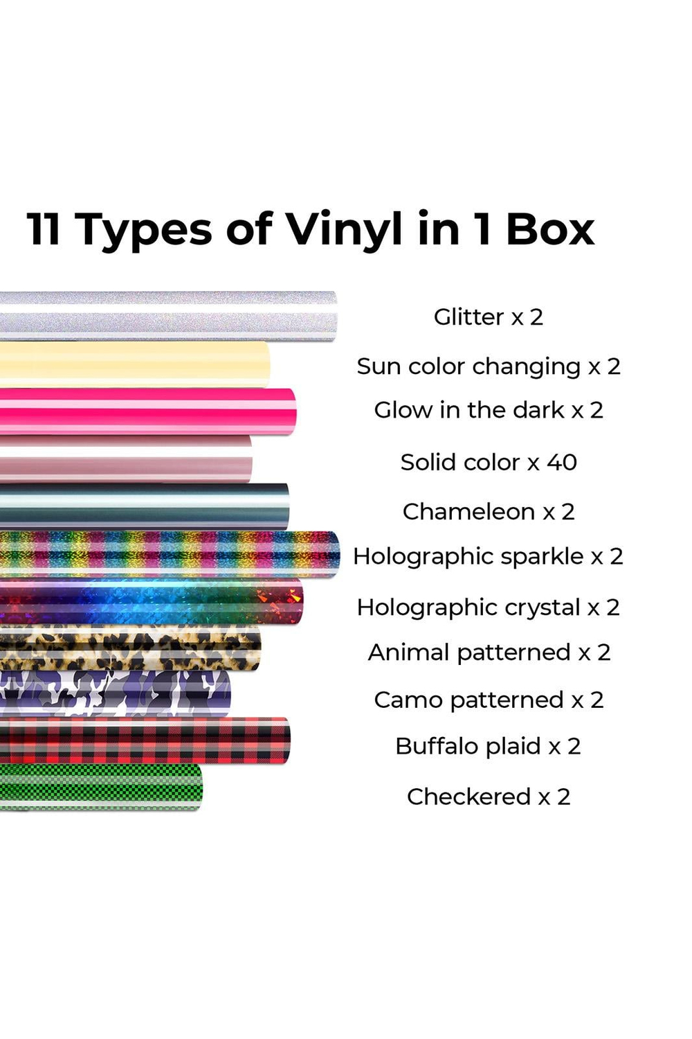 xTool Heat Transfer Vinyl Kit 80pcs