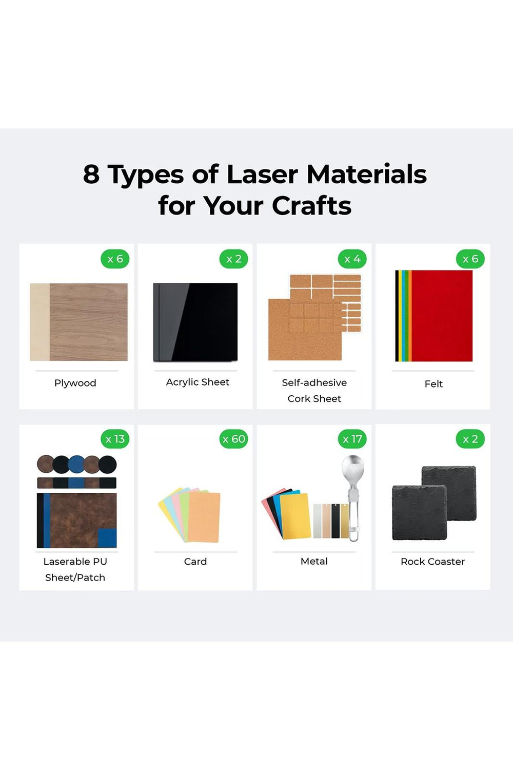 xTool Laser Material Explore