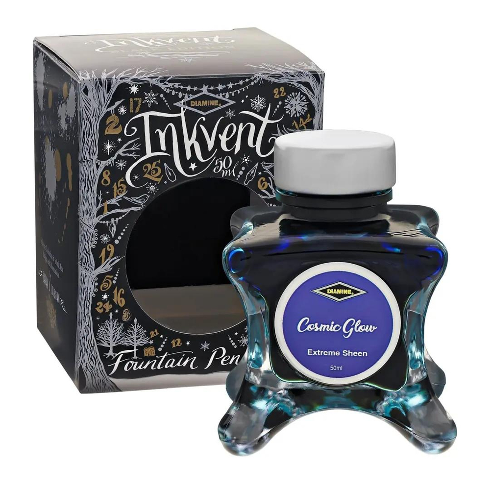 Diamine Inkvent Black Edition Collection Şişe Mürekkep 50ml Cosmic Glow