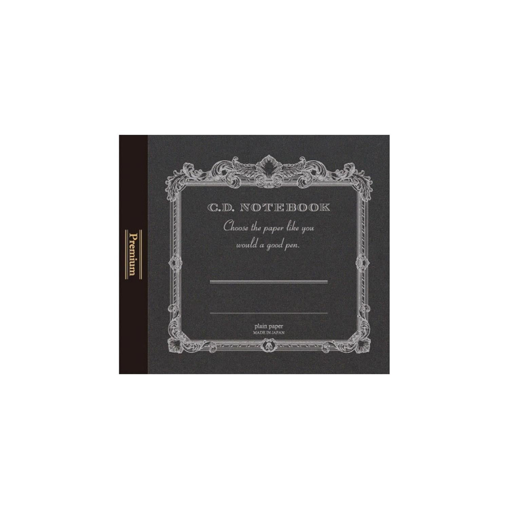 Apica Premium CD Yatay Defter Siyah Düz