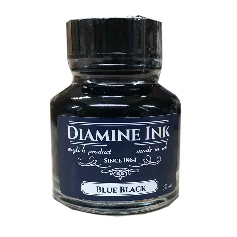 Diamine 30 ml Şişe Mürekkep Blue Black