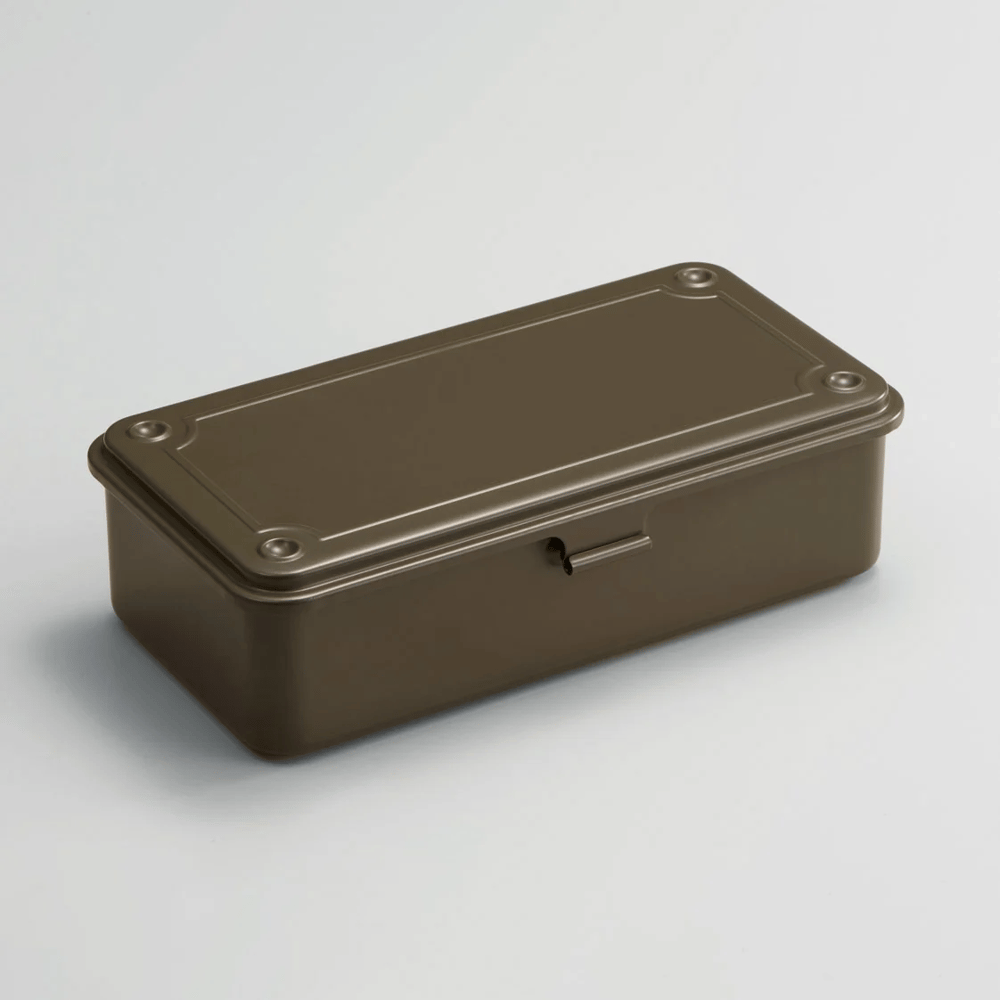 Toyo Steel T-190 Tool Storage Box Moss Green Metal Saklama Kutusu